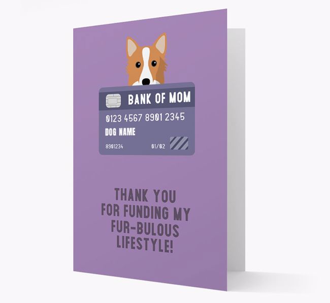 'Bank of Mom' - Personalised {breedFullName} Card